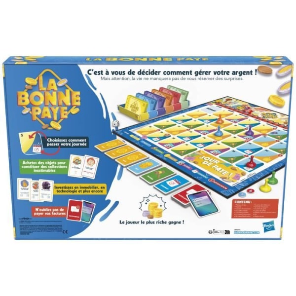 La Bonne Paye, ny generation, familjebrädspel, från 8 år, 2 till 6 spelare