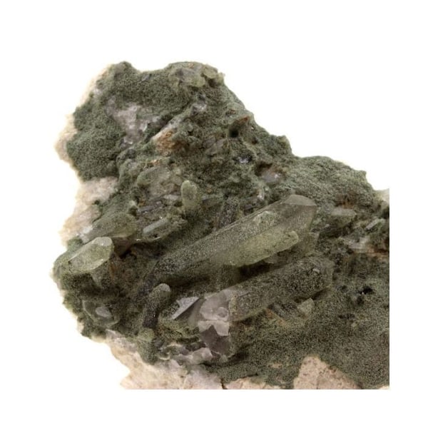 Smoky Quartz + Chlorite 170,4 karaattia Flerfärgad