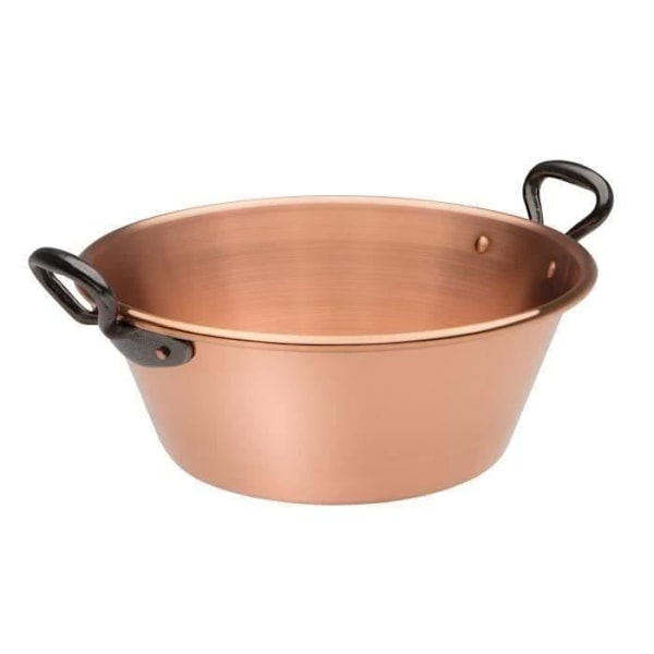 BAUMALU Syltevask 26 cm kobber 12/10 støbejernsgreb