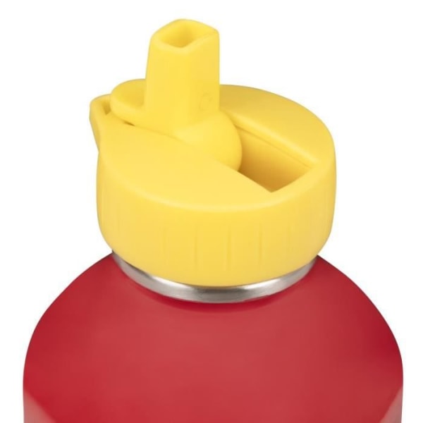 Vattenflaska i rostfritt stål för barn - Tiger - Draeger Paris - Flerfärgad - Röd - Rostfritt stål - 17 x 6,5 cm