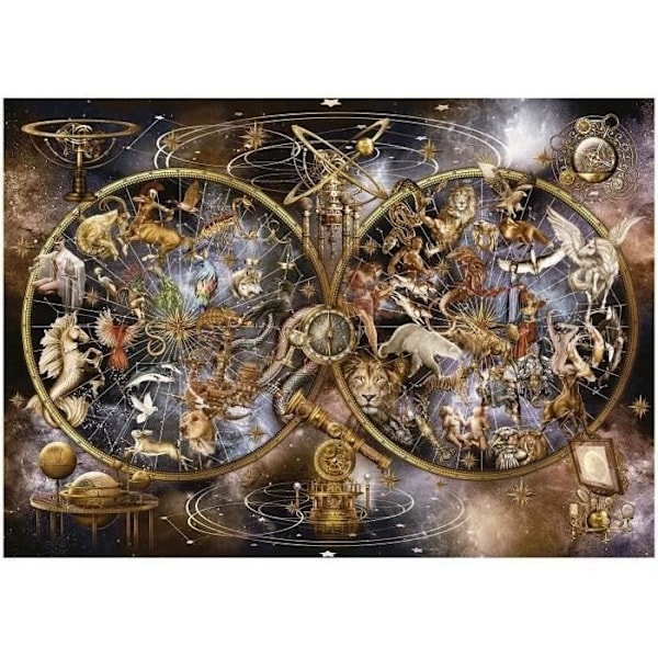 CONSTELLATIONS-puslespil - 4000 brikker - EDUCA - Astrologi og esoterisme Flerfärgad