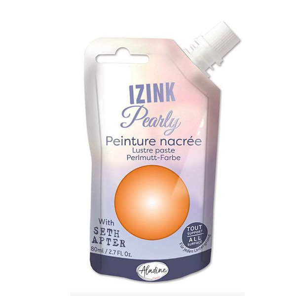 Pärlfärg - Orange - 80 ml Apelsin