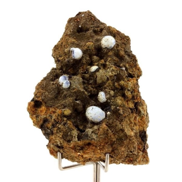 Stenar och mineraler. Lussatit (Opal-CT). 227,8 cent. Puy de la Bourrière, Puy-de-Dôme, Frankrike. Ultra sällsynt.