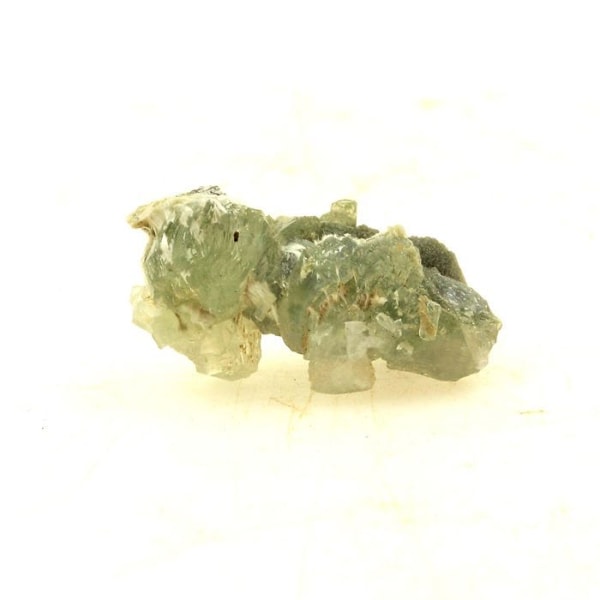 Sten og Mineraler - ABIJOUX - Prehnit - 17,5 ct - Ægthedscertifikat - Grå