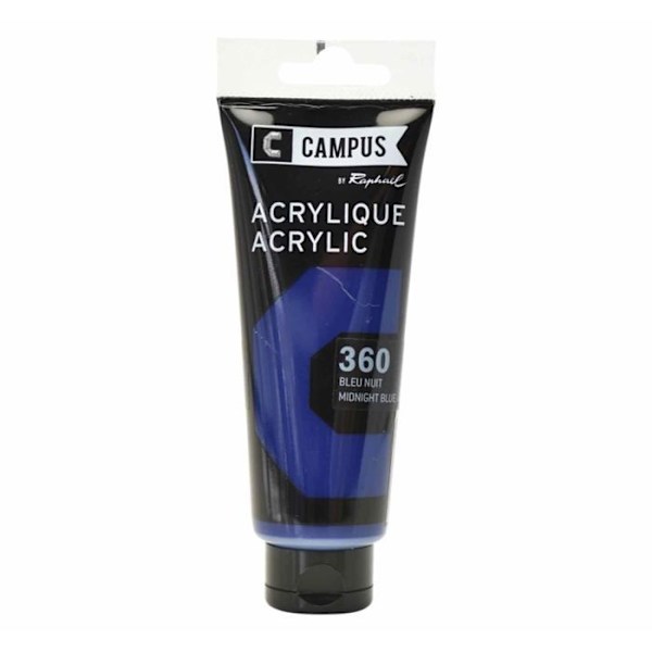 Akryylimaali 100 ml - Midnight Blue n°360 Blå