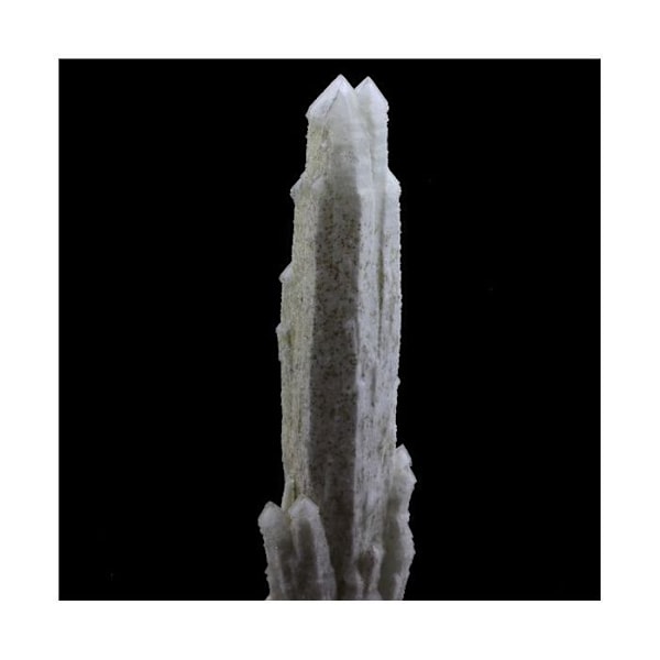 Sten og mineraler. Kvarts Scepter + Siderite. 520,0 ct. Nikolaevskiy Mine, Dalnegorsk, Rusland.