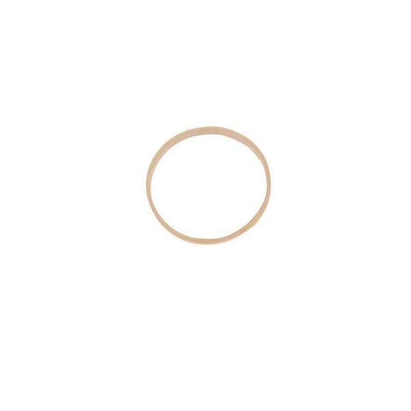 Litteä bamburengas Ø 10 cm brun