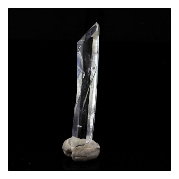Sten og mineraler. Kvarts. 7,48 ct. La Gardette-minen, Bourg d'Oisans, Isère, Frankrig.