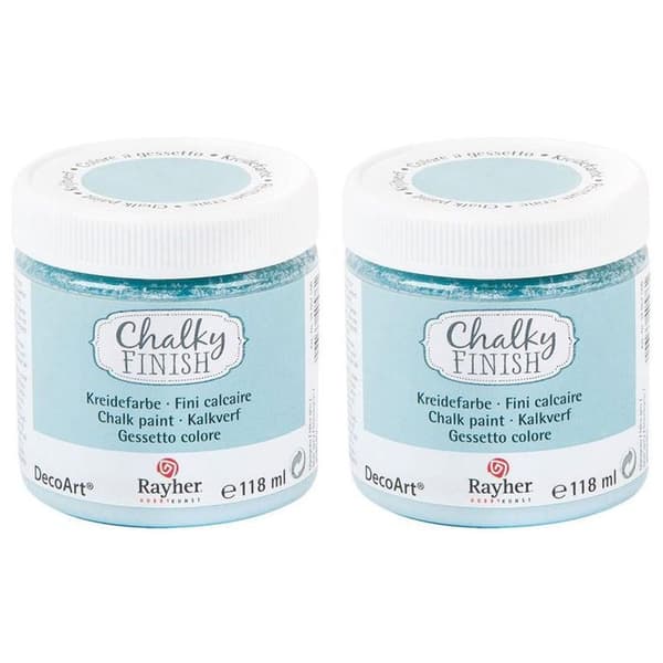 Kalkfärg Chalky Finish 236 ml - blågrå Blå
