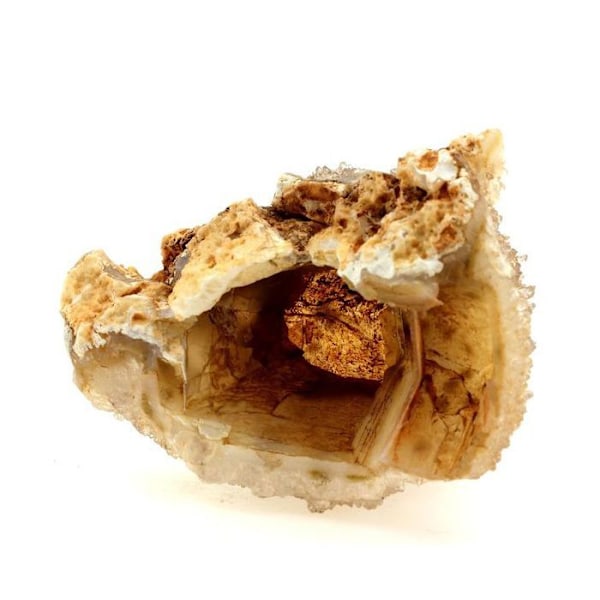 Pseudo Calcite i Kalcedon 687,4 karat Flerfärgad