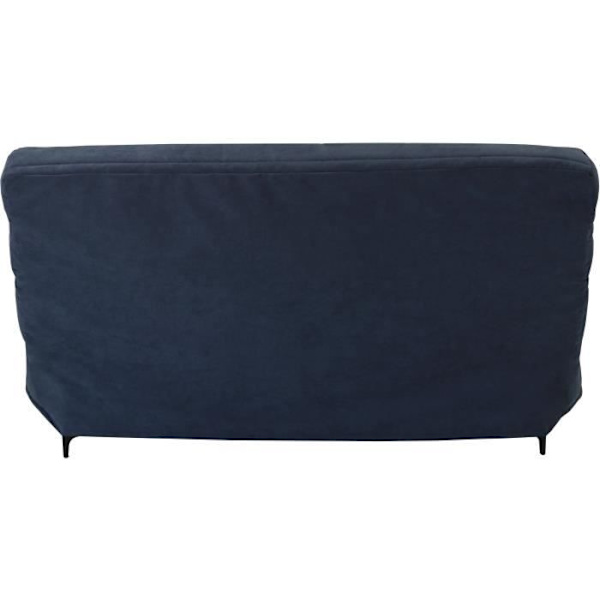3-personers sovesofa - Blåt stof - L199 x D96 x 103 cm - KRISTEN - Moderne stil