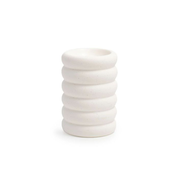 Keramisk brännare Wave stenseffekt beige