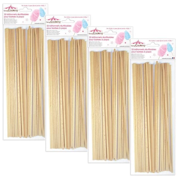 100 tikkua hattarapoppareille brun