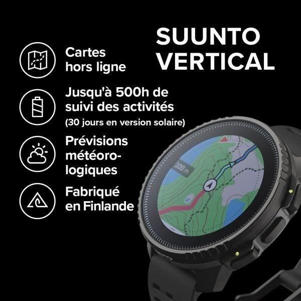 GPS-urheilukello - KORKEUSMITTARI - SUUNTO - PYSTY - Kaikki musta Näytön halkaisija 49 mm sort