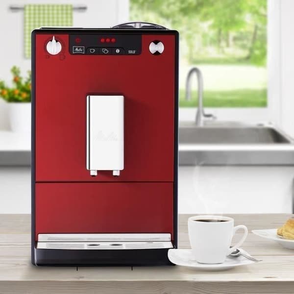 MELITTA Solo Bean Grinder Kaffemaskin - Chili Red Röd