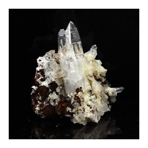 Sten og mineraler. Muzo kvarts. 220,9 øre. Vaulnaveys, Isère, Frankrig.