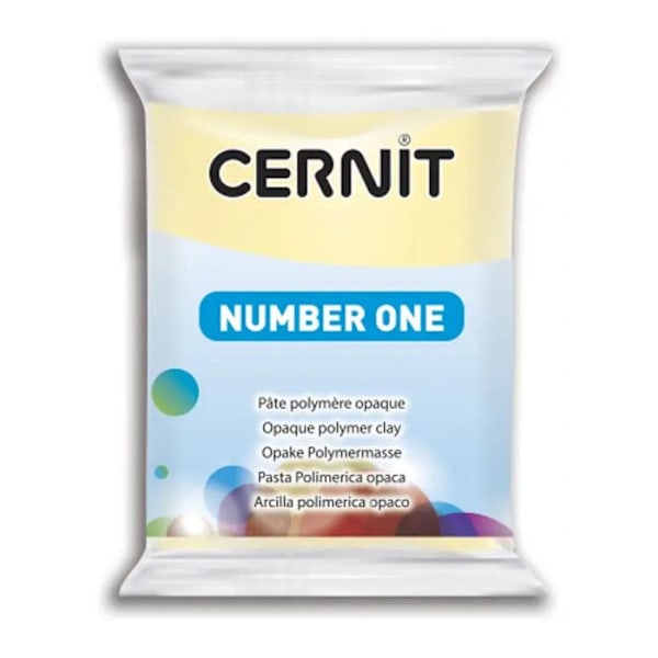 Pâte Cernit n°1 - 56 g - Vanille (730) - Cernit Gul