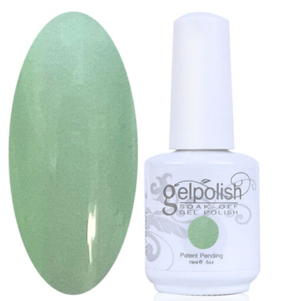 Gellack Gelpolish Transparent Green grön