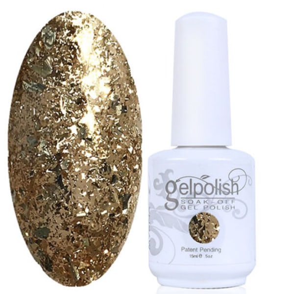 Gel Lak Gelpolish Platinum Gold 07 gold