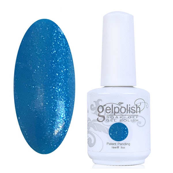 Gellack Gelpolish Startkit ink färg Bahama Blue