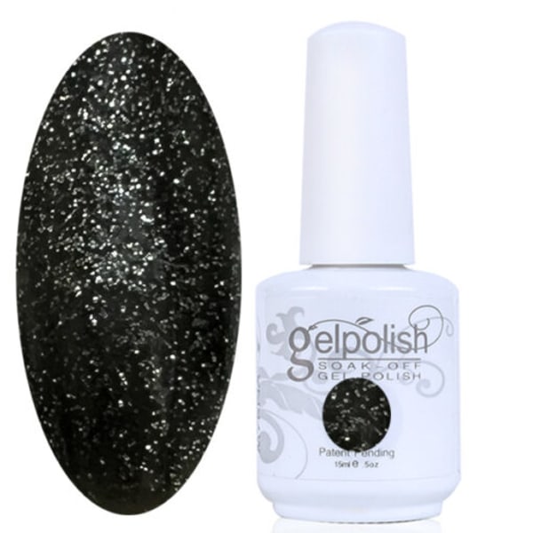 Gellack Gelpolish Startkit inklusive en färg Bling Bling Black