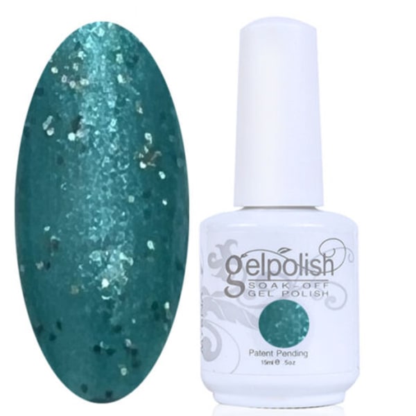 Gellack Gelish Startkit inklusive en färg sparkling Turquoise turkos
