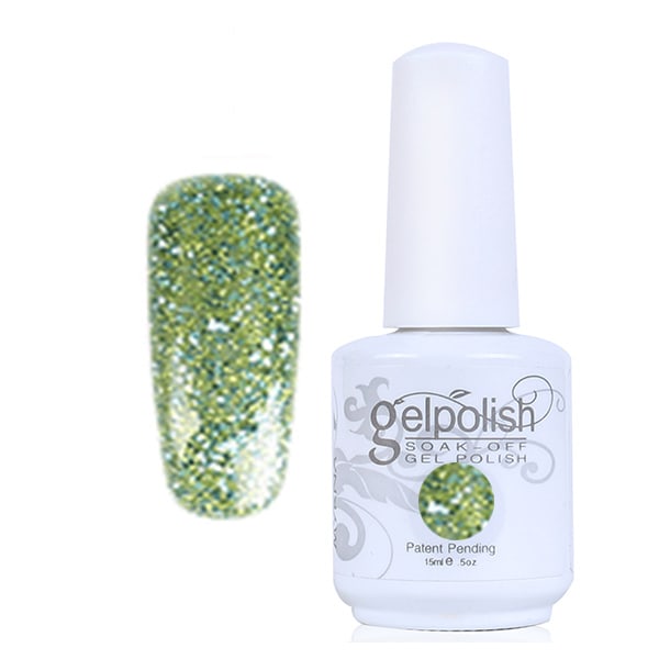 Gellack Gelpolish Startkit inklusive en färg Sparkling Grass