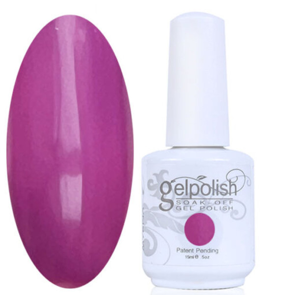 Gellack Gelpolish startkit inklusive färgen Fuchsia lila