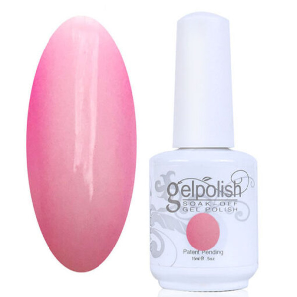 Gellack Gelpolish Startkit inklusive en färg transparent Pink rosa