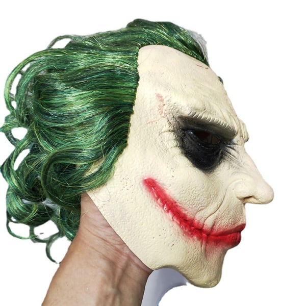 The Dark Knight Batman Joker Latex Mask Head Cover