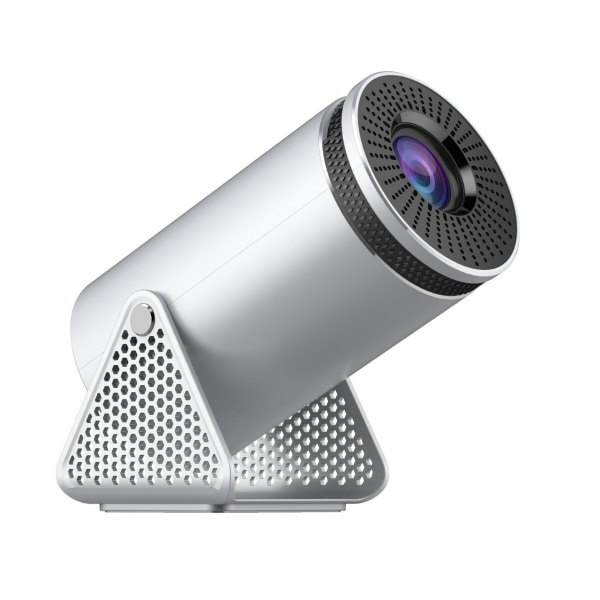 Projektor 4K-videoavkodning stöder 2,4G/5,5G dual-band Wifi 1080p 1280*720p silver