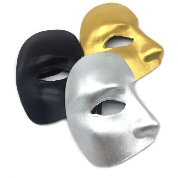 Halloween Half Face Prom Mask