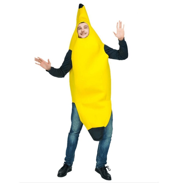 Rolig frukt kostym, frukt banan man, festival scen kostym