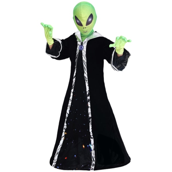 Halloween Alien Cosplay Kostym M black M