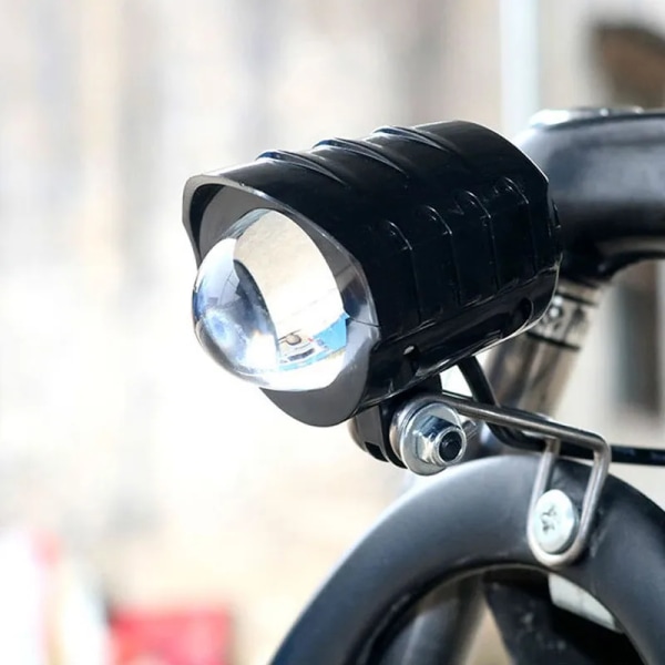 12-60V högkvalitativ elcykelstrålkastare med horn 115cm hög ljusstyrka LED framgaffelljus strålkastare för elcykelstrålkastare