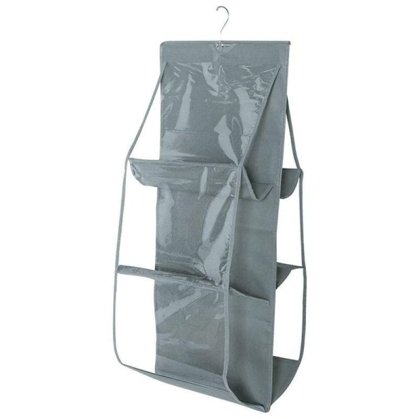 6-fack hängande handväska förvaringsväska