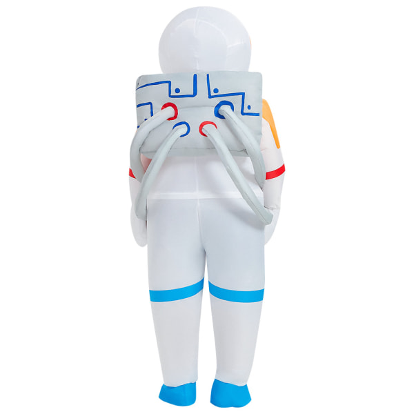 Astronaut uppblåsbar dräkt astronaut blåser kostym prestanda rekvisita helkroppsdräkt unisex vuxen