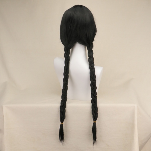 Girls Wig Wednesday Addams Family Thing Peruk Cosplay Party Decors