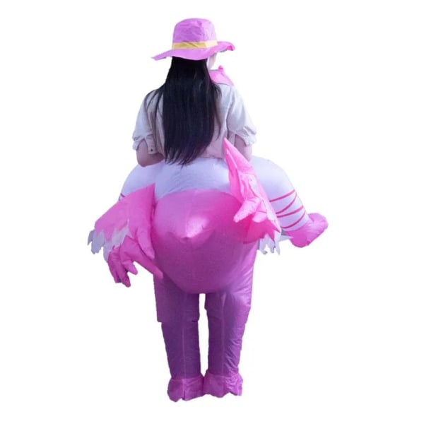 Carnival Uppblåsbar Kostym Flamingo