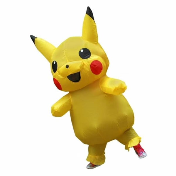 Halloween kostym vuxen Pikachu uppblåsbar kostym årsmöte roliga söta kläder