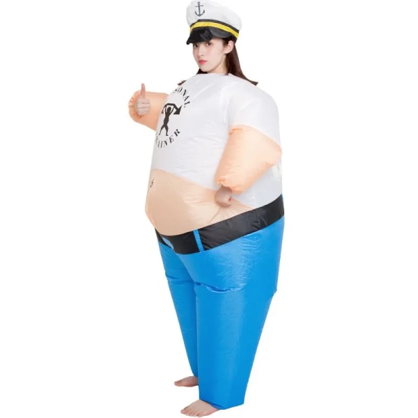 Carnival uppblåsbar kostym poliskvinna