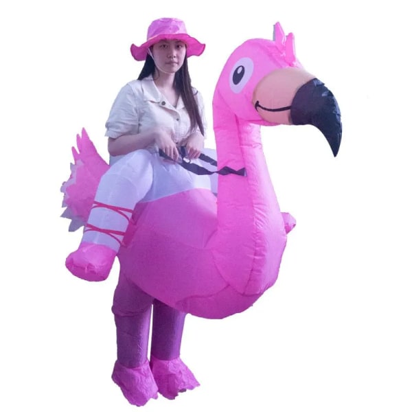 Carnival Uppblåsbar Kostym Flamingo