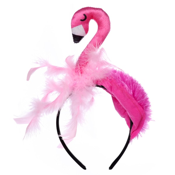 Halloween flamingo pannband födelsedagsfest huvudbonad, universell för vuxna och barn