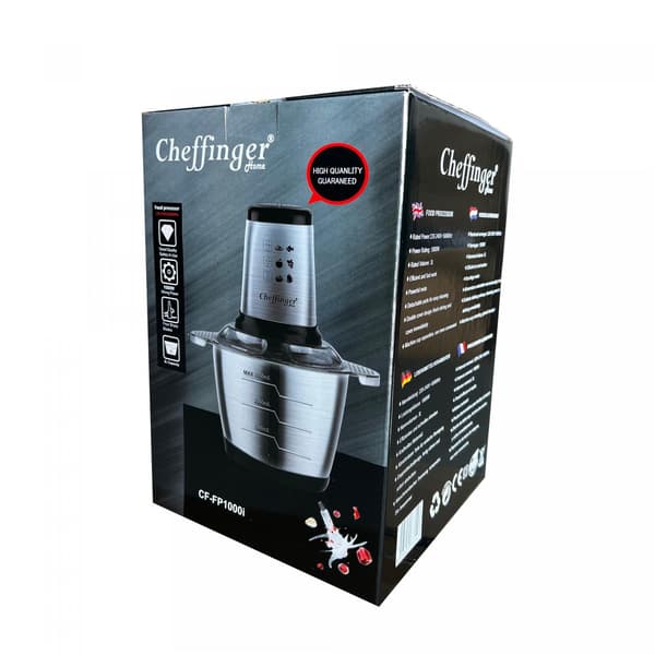 Cheffinger CF-FP1000I: 3L 1000W Food Processor-FO-