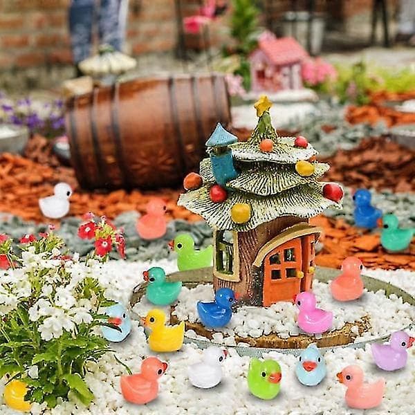 200-delt miniandefigurer i 10 farver til diorama og håndværk-FO-