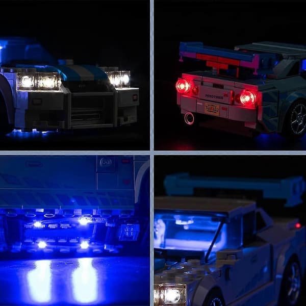 LED Lighting Kit Compatible with Nissan Skyline GTR Creative Toy Lights-FO-
