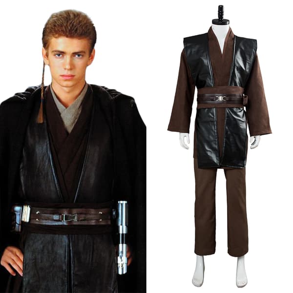 Anakin Skywalker Star Wars Cosplay Kostume til mænd til Halloween-FO-