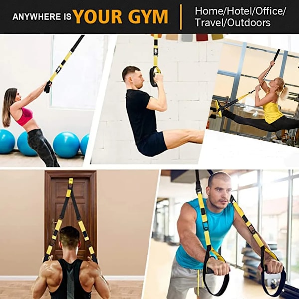 All-in-one Suspension Trainer - Kotikuntosalijärjestelmä kokeneelle kuntosaliharrastajalle, sisältää pääsyn Trx Training Clubiin-KK-