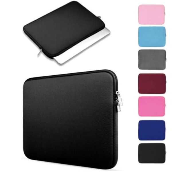 Laptop Sleeve til 13 & 15 tommer, Passer MacBook Pro og Air. Sort - 13 tommer