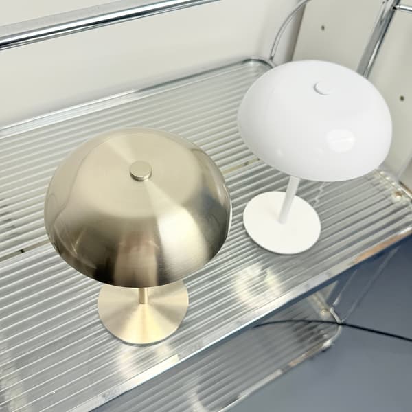 Modern Sladdlös Uppladdningsbar LED-bordslampa för läsning, kontor, studierum och sovrum 1PC White
